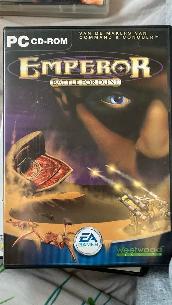 Emperor: Battle for Dune PC CD-ROM, Spelcomputers en Games, Games | Pc, Online, Gebruikt, 1 speler, Ophalen of Verzenden