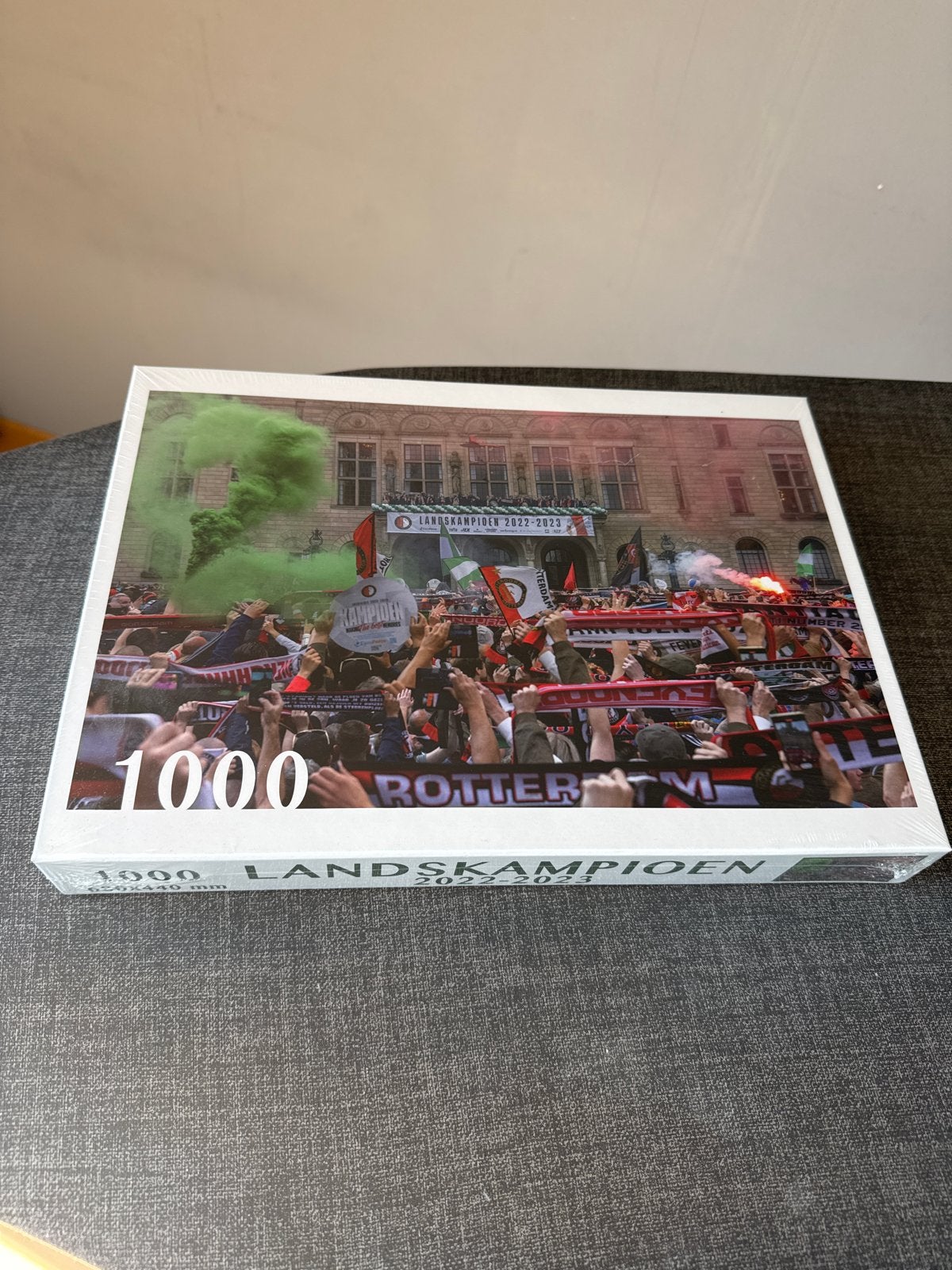 Feyenoord Landskampioen 2022-2023 Puzzel 1000 stukjes, Ophalen of Verzenden, 500 t/m 1500 stukjes, Nieuw, Legpuzzel