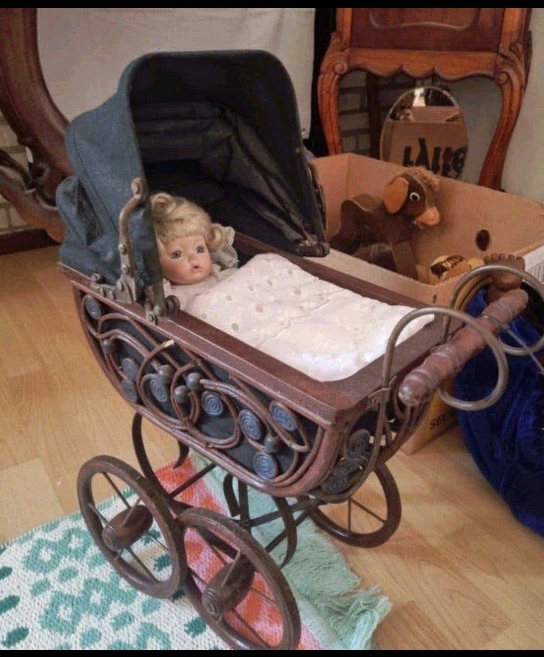 poppenwagen, Kinderen en Baby's, Ophalen, Gebruikt, Babypop