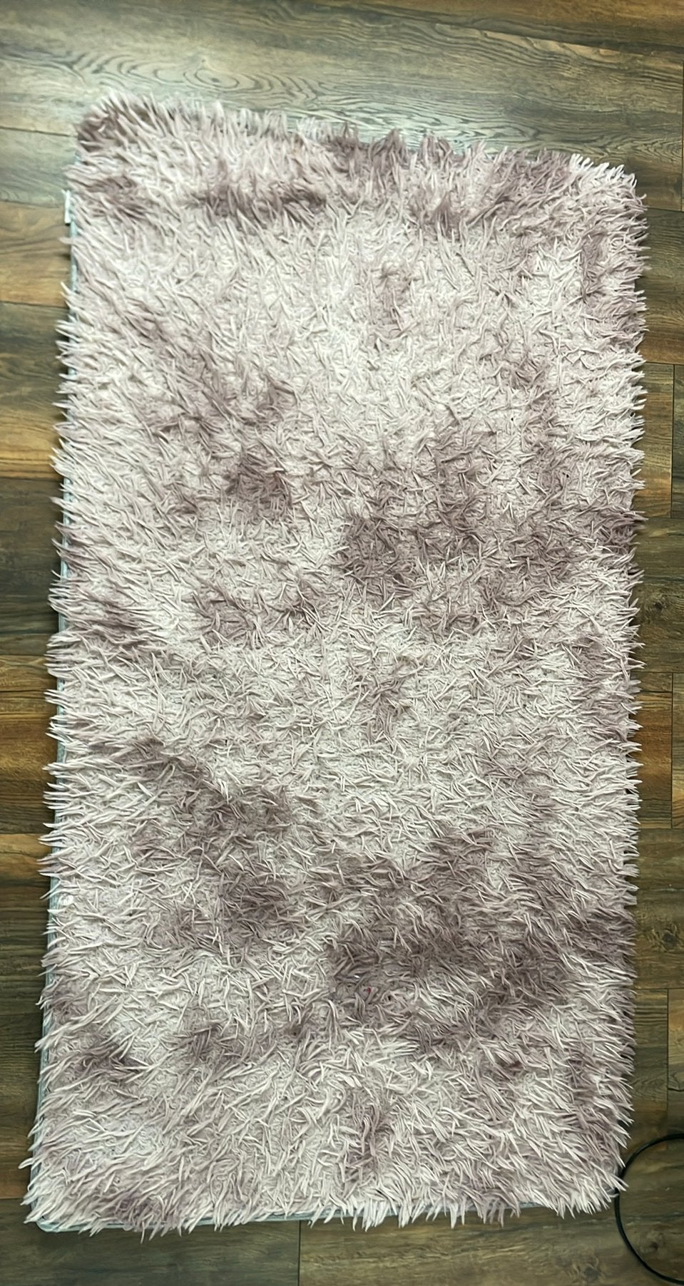 Zacht Roze Shaggy Vloerkleed - Comfortabel & Stijlvol, Gebruikt, 100 tot 150 cm, Rechthoekig, 50 tot 100 cm