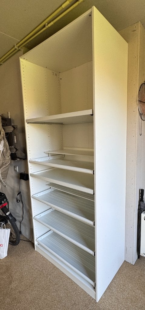 Ikea Pax (schoenen)kast, 100 x 58 x 236 cm, Ophalen, Met plank(en), Gebruikt, 200 cm of meer