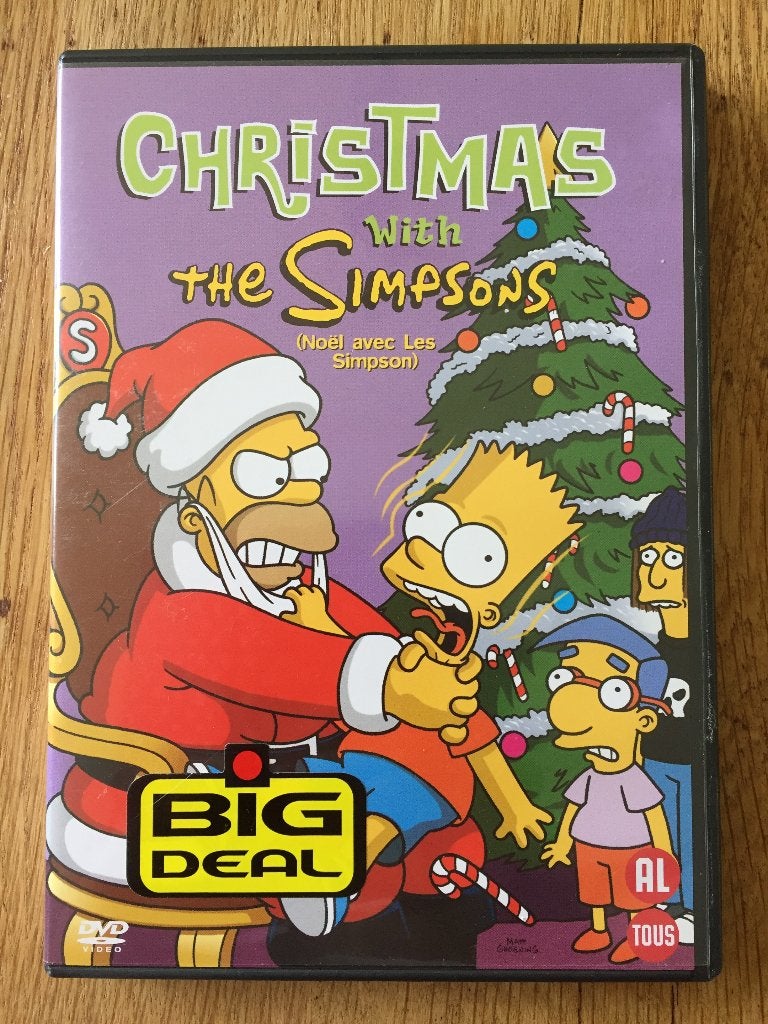 dvd Christmas with The Simpsons - ZGAN!, Alle leeftijden, Ophalen of Verzenden, Zo goed als nieuw, Amerikaans