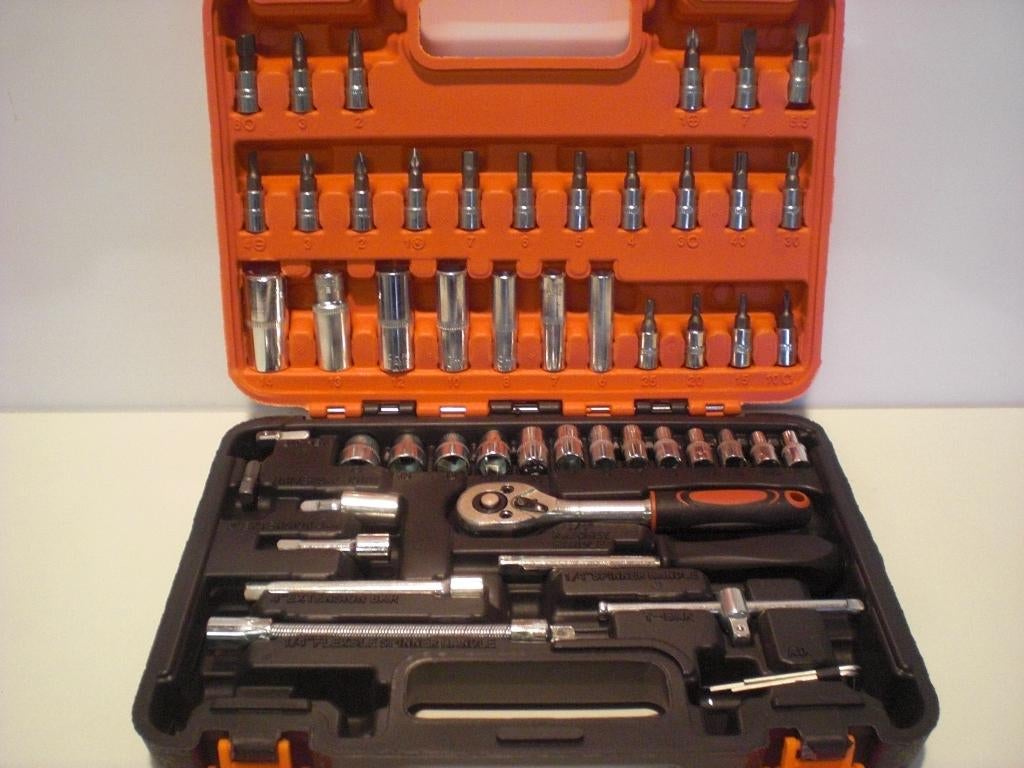 53 Delige 1/4"Doppebnset. Gratis verzending in NL, Ophalen of Verzenden, Nieuw