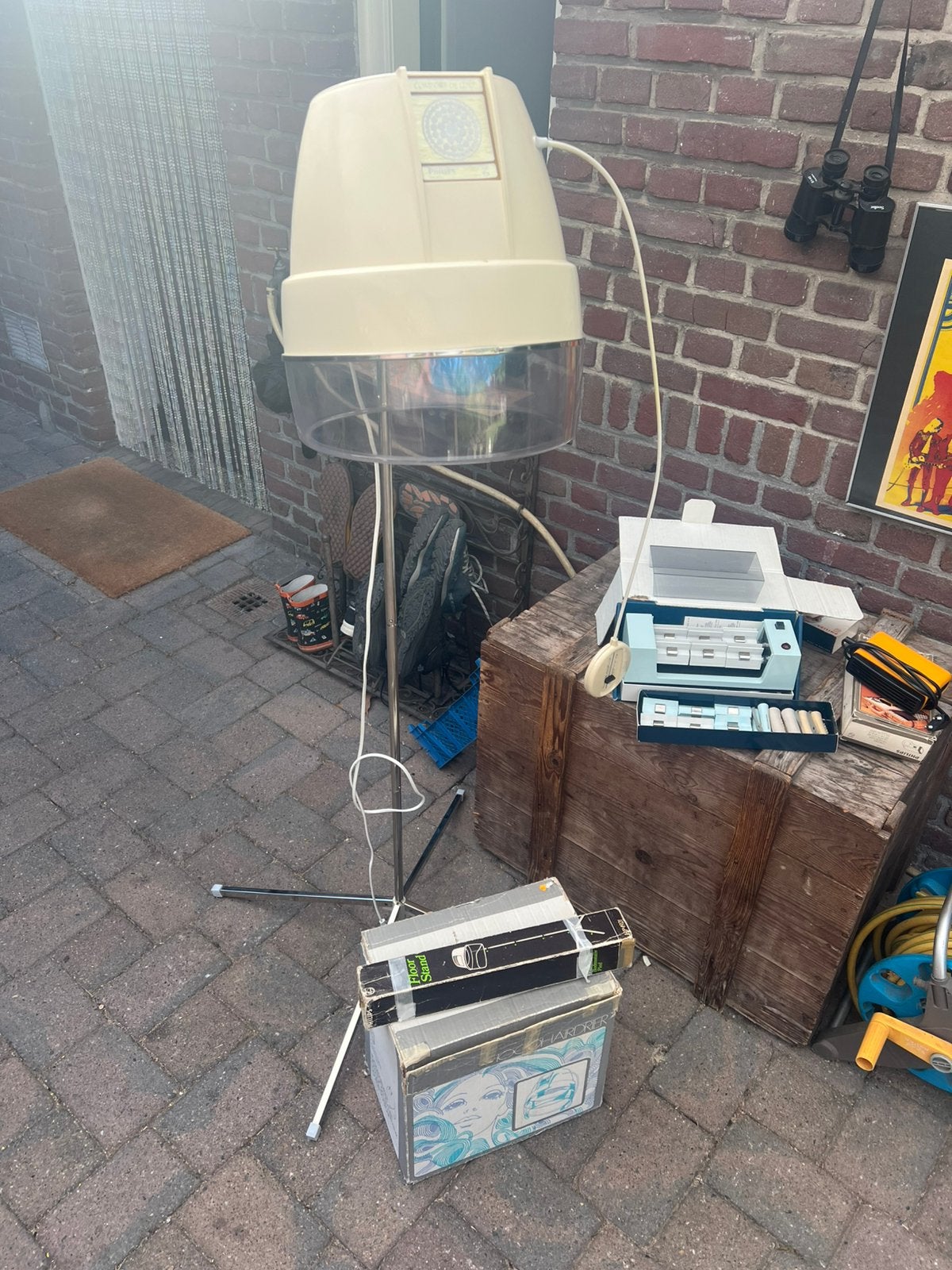 Vintage kapperspullen, Ophalen of Verzenden, Föhn of Haardroger