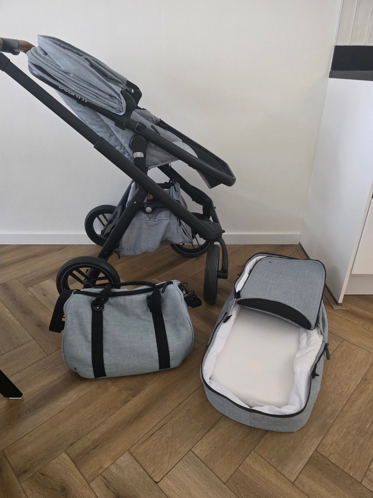 Dubatti Buggy, Babywieg en Luiertas - Complete Set, Kinderen en Baby's, Kinderwagens en Combinaties, Ophalen of Verzenden, Gebruikt