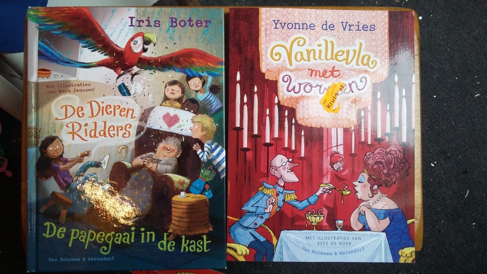 2 Kinderboeken, Ophalen of Verzenden, Zo goed als nieuw, Yvonne de Vries, Fictie algemeen