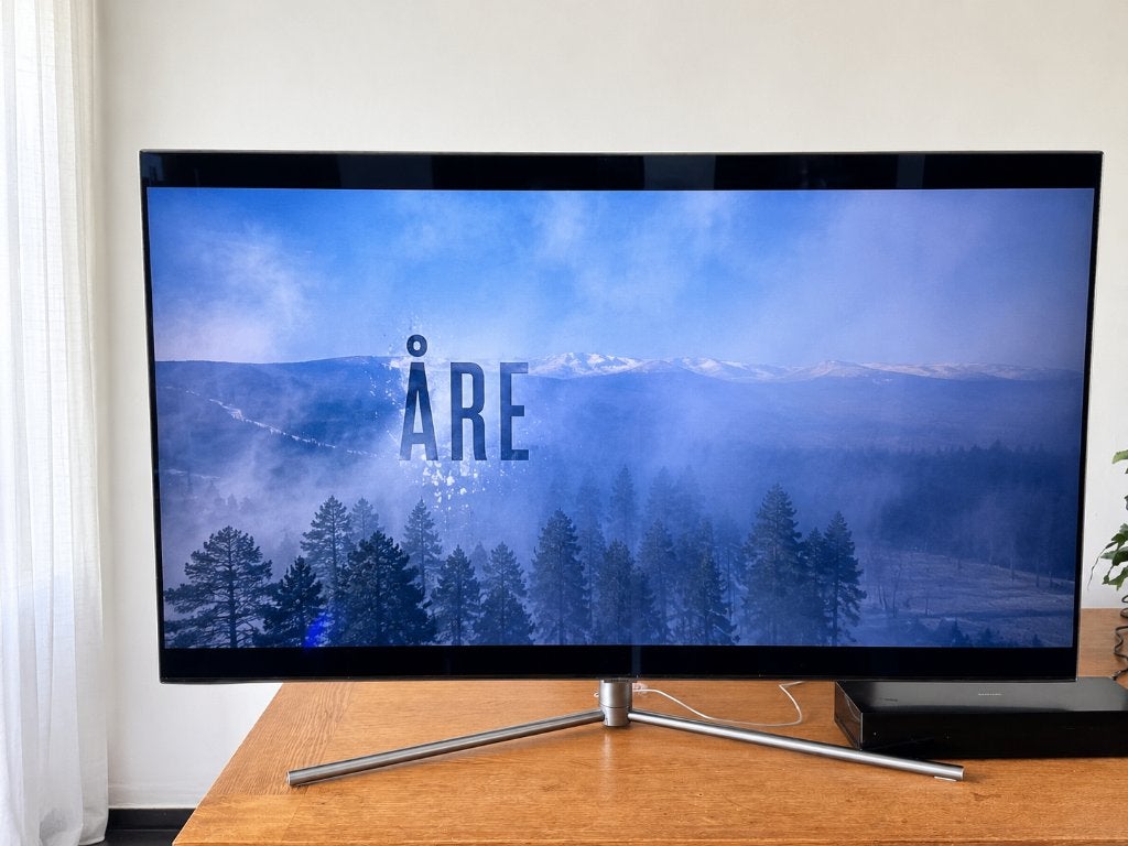 Samsung 55” QLED 4K Smart TV, Ophalen, 100 Hz, Samsung, 100 cm of meer