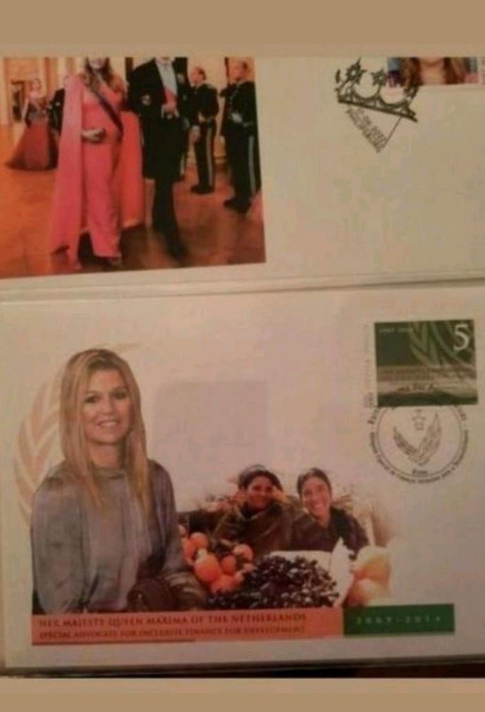 Postzegels koninkshuis thematich kavel 10, Verzenden, Gestempeld, Koningshuis