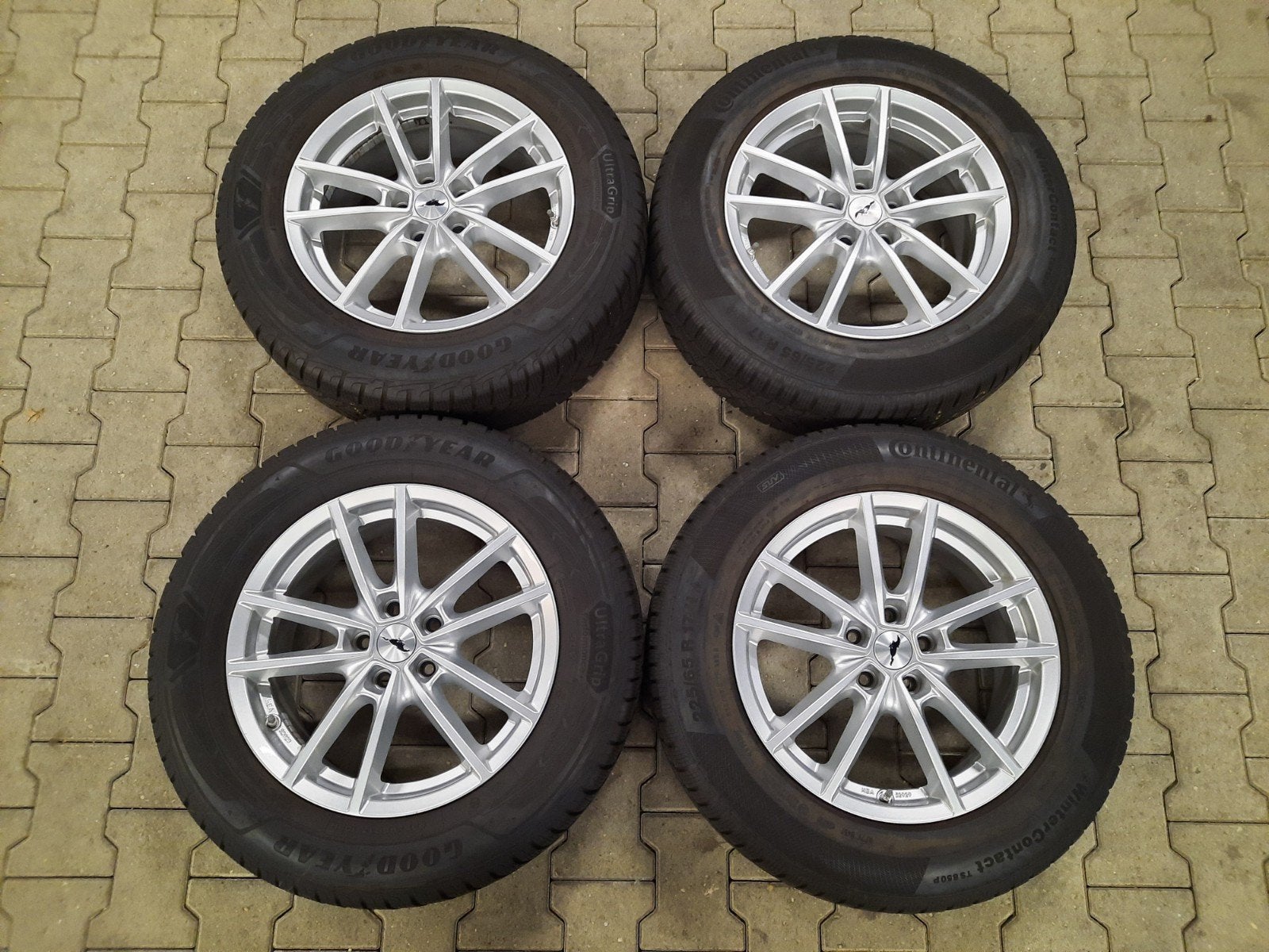 ZGAN 17 inch velgen BORBET 5×108 FORD KUGA VOLVO XC40 XC60, Auto-onderdelen, Gebruikt, Banden en Velgen, 17 inch, Personenwagen