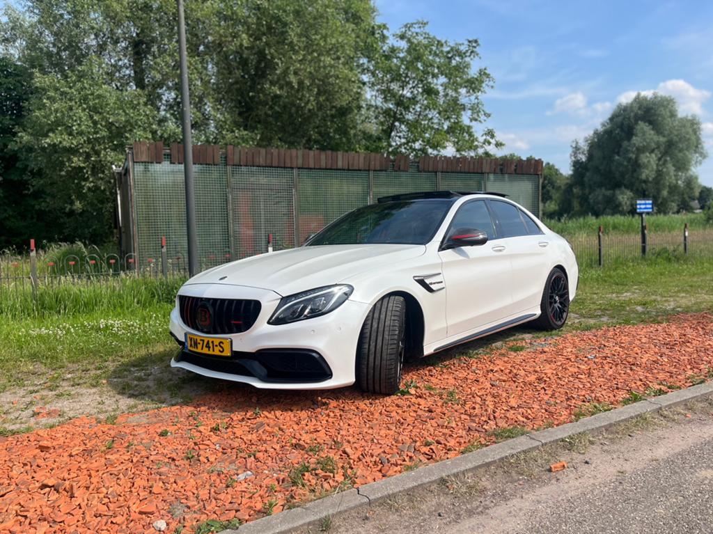 Mercedes-Benz C-Klasse C63s 4.0 375KW Speedshift 2015 Wit, Auto's, Automaat, Achterwielaandrijving, 8 cilinders, 510 pk