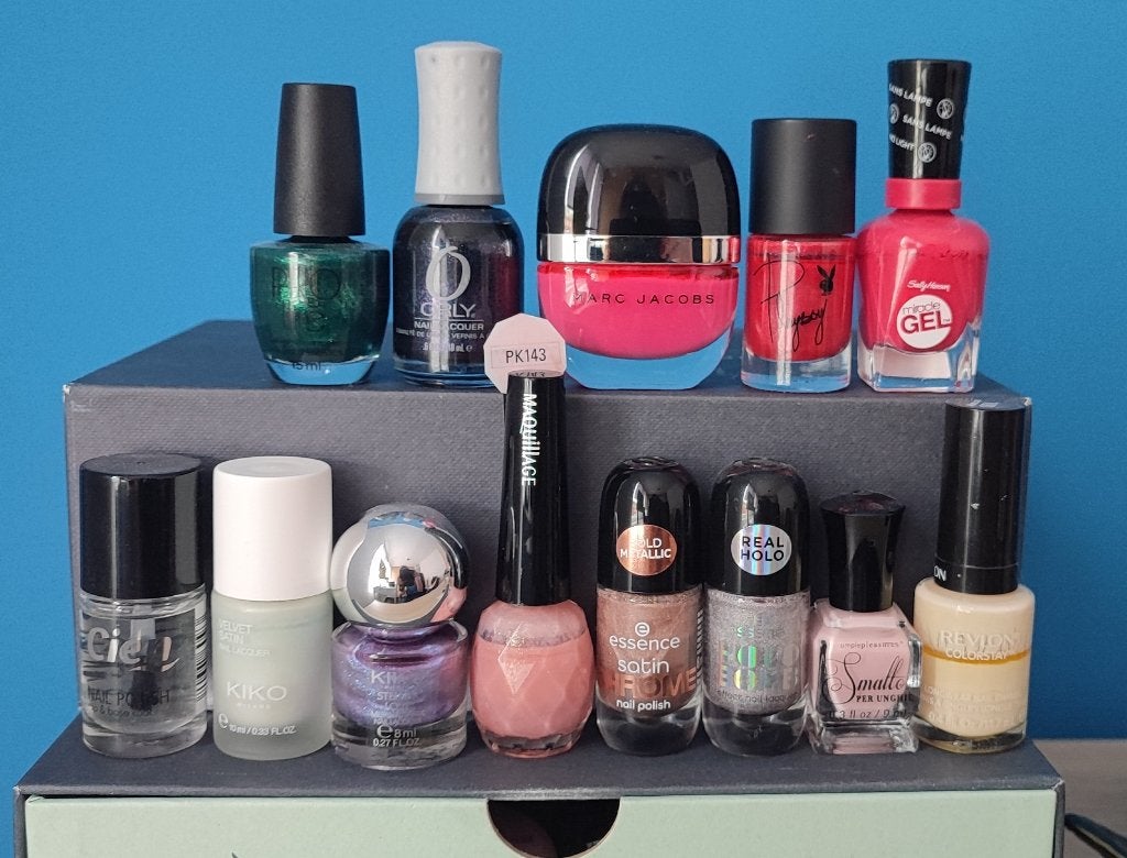 Diverse nagellak, Overige kleuren, Verzenden, Zo goed als nieuw, Handen en Nagels