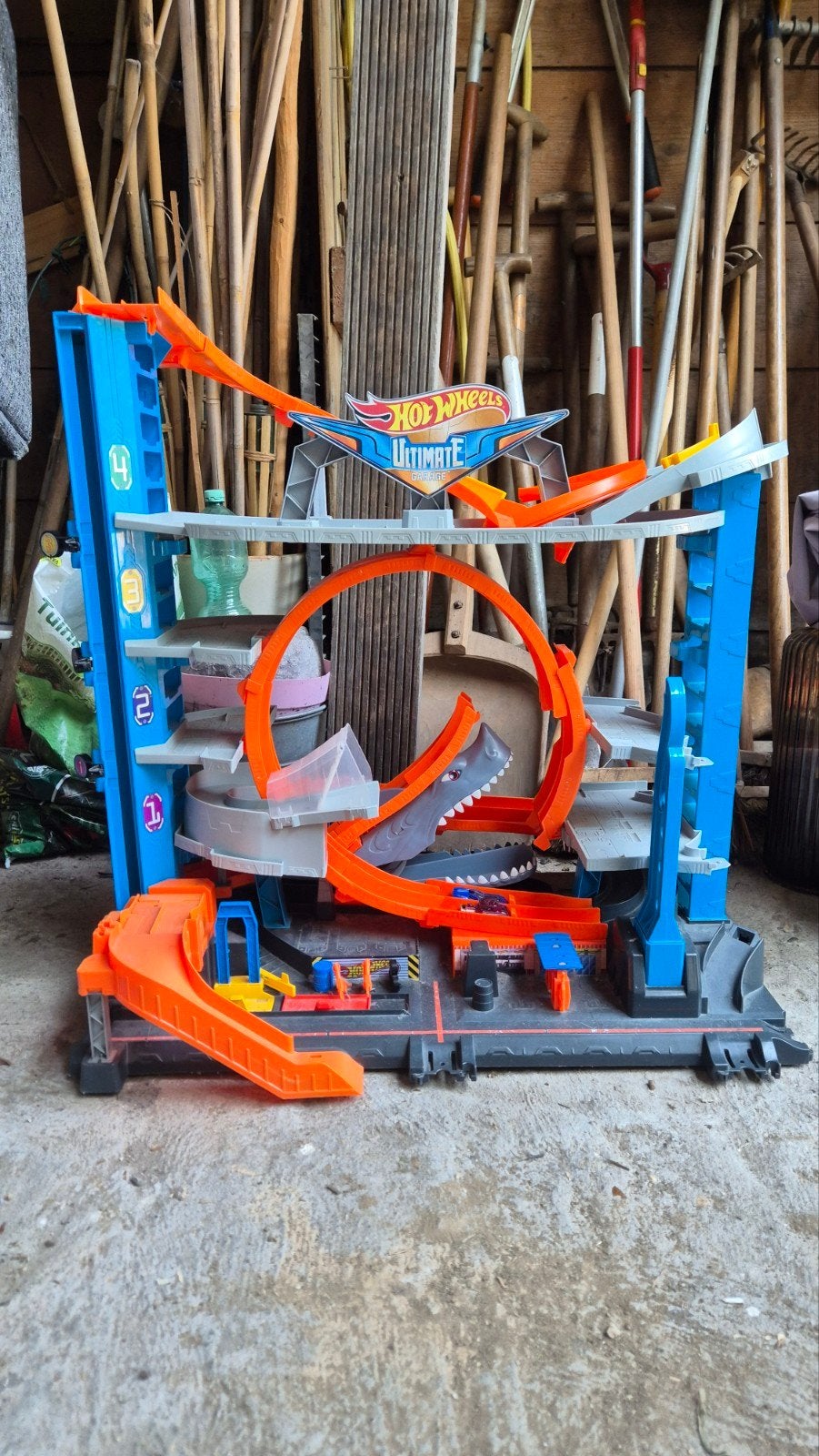 Hot Wheels City Ultimate Garage met Shark Attack, Ophalen of Verzenden, Gebruikt