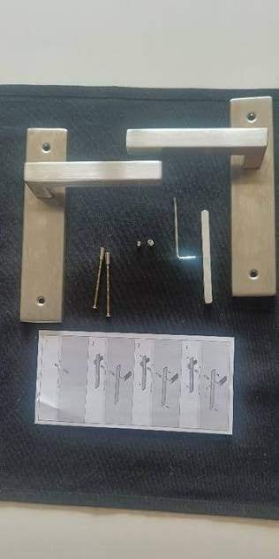 deurbeslag deur deuren  partij deurkruk deurklink, Doe-het-zelf en Verbouw, Ophalen, Minder dan 80 cm, Overige typen, Minder dan 200 cm