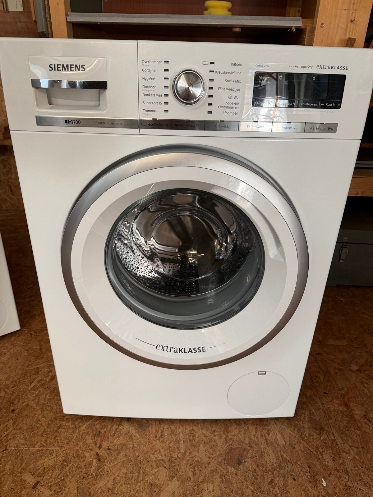 Siemens IQ700 Extraklasse 9 kg XXL trommel - Nieuwstaat, 8 tot 10 kg, Ophalen, Nieuw, Voorlader
