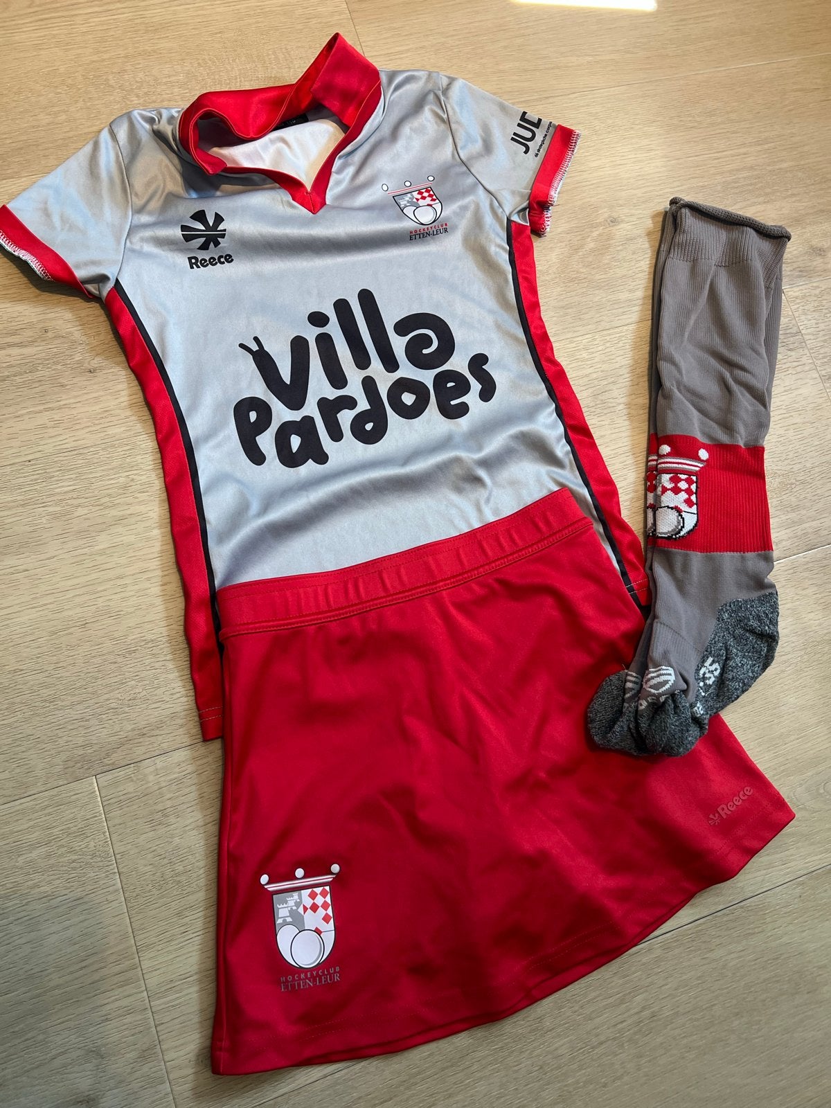 Hockey tenue HC Etten-Leur meisje (shirt, rokje, sokken), Ophalen of Verzenden, Overige typen