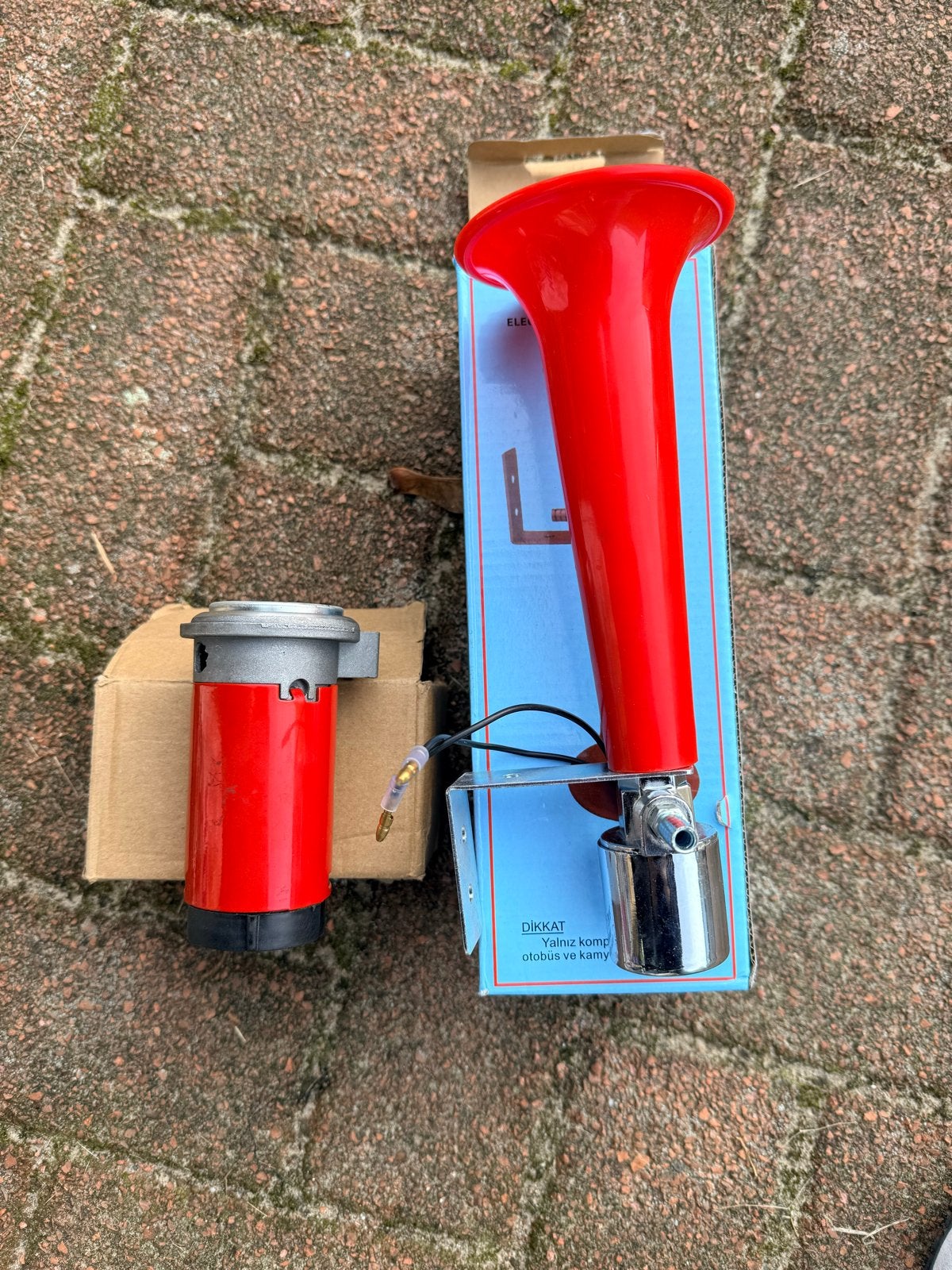 Luchthoorn set - Krachtige claxon voor voertuigen, Ophalen of Verzenden, Nieuw