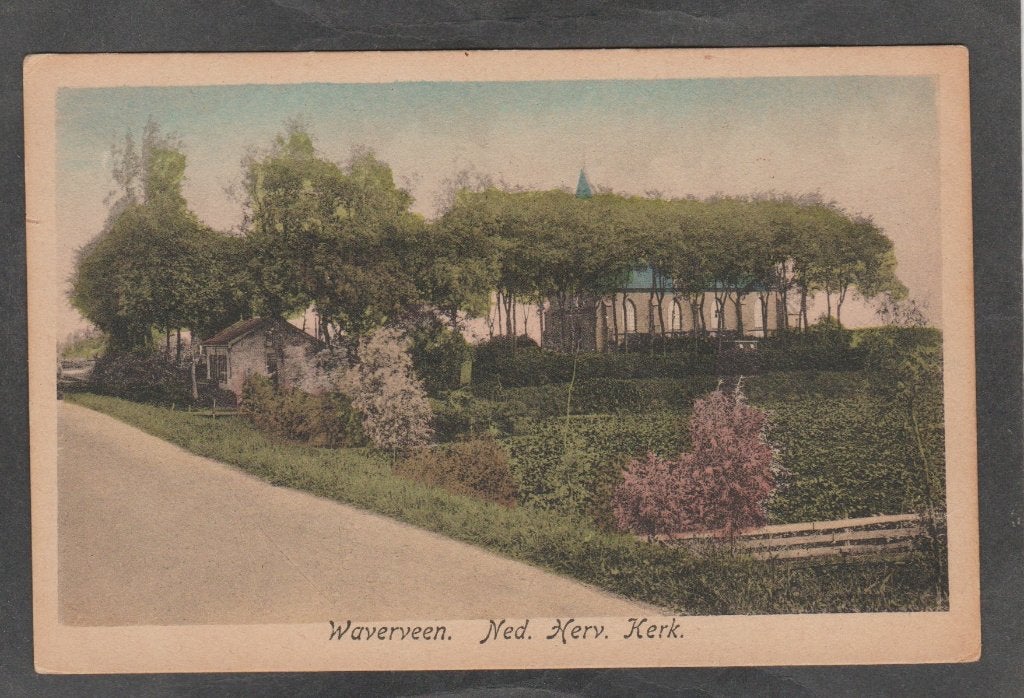 waverveen  dorpsgezicht, Verzenden, 1920 tot 1940, Ongelopen, Utrecht