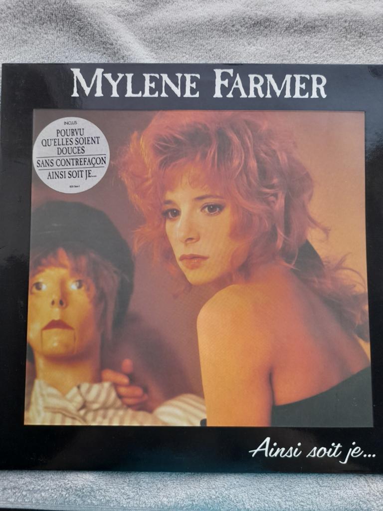 Mylene Farmer - Ainsi soit je... (LP, 1988), Inclusief binnenhoes, Ophalen of Verzenden, Gebruikt, 12 inch