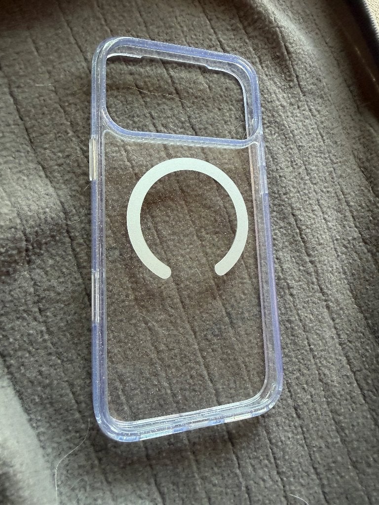 Transparant Otterbox hoesje MagSafe Iphone 17 Pro Max, Telecommunicatie, IPhone 17, Frontje of Cover, Nieuw, Pasjeshouder