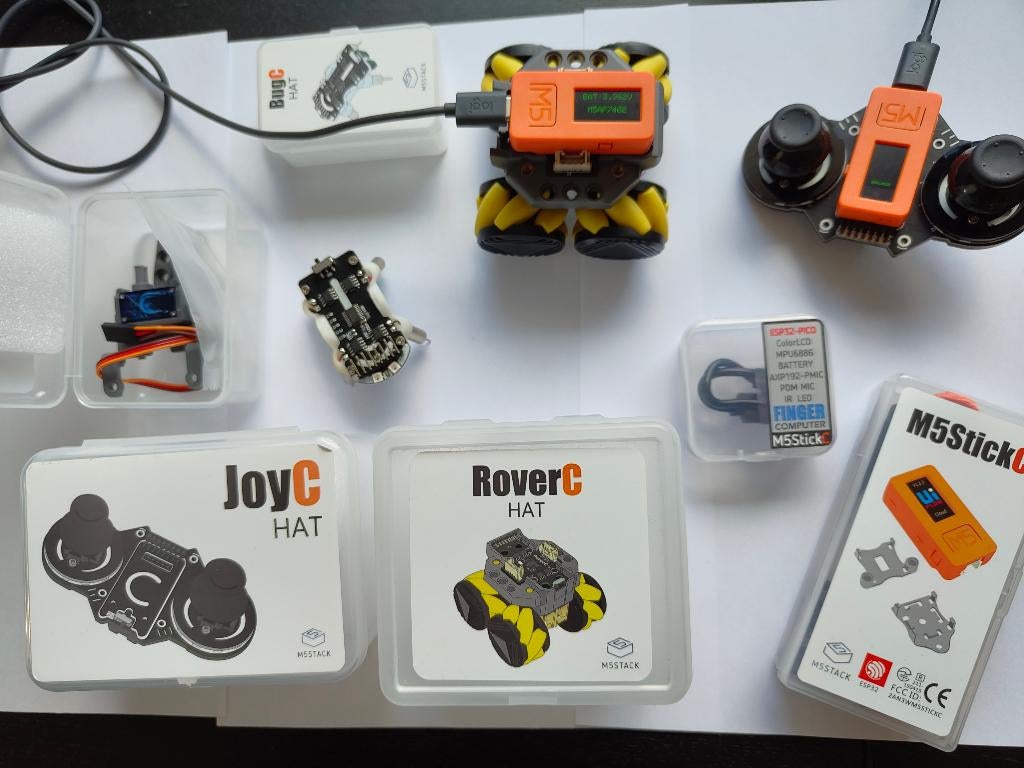 M5Stack educatieve “Robot” set met ESP32, Ophalen of Verzenden, Zo goed als nieuw