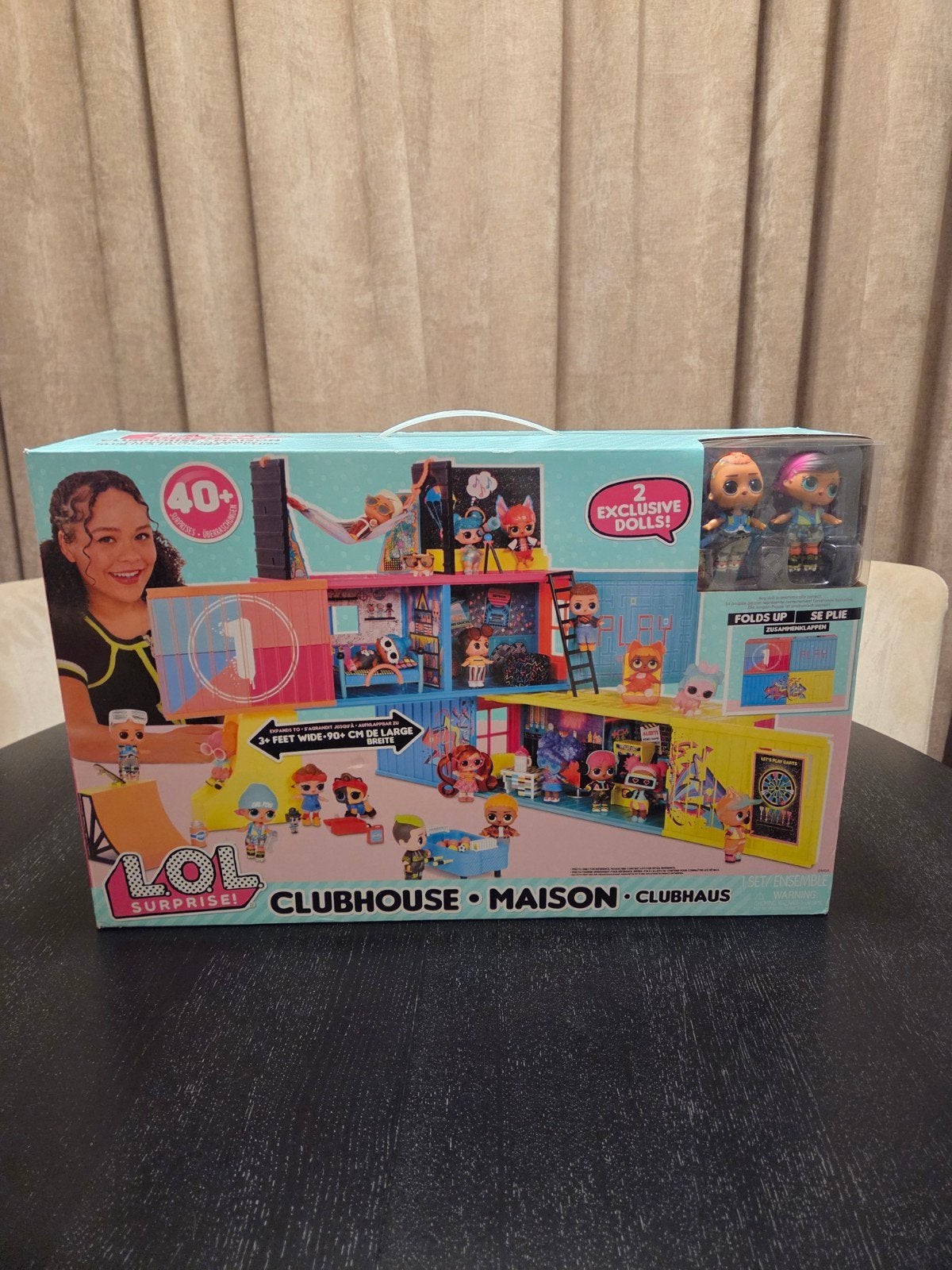 LOL surprise clubhouse mansion, Kinderen en Baby's, Speelgoed | Poppenhuizen, Ophalen of Verzenden, Zo goed als nieuw, Poppenhuis