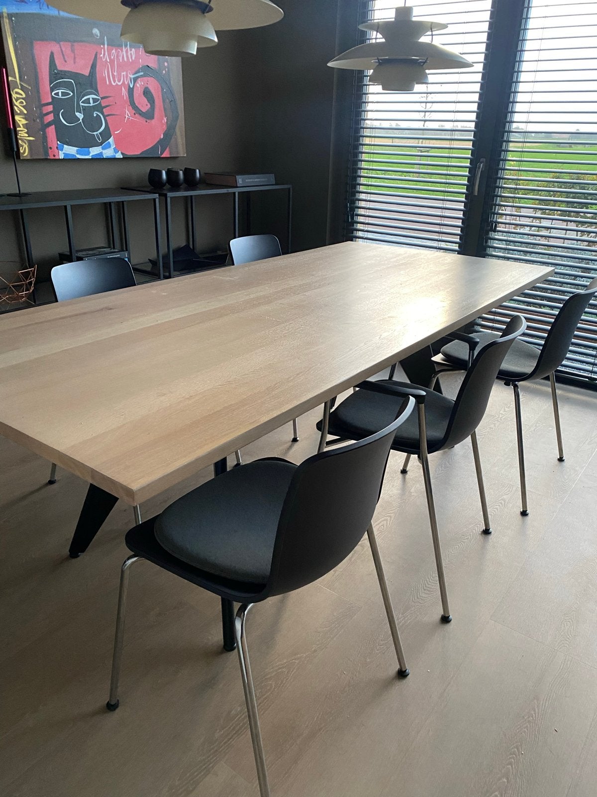 5 HAL RE stoelen van Vitra, Ophalen, Kunststof, Gebruikt, Zwart