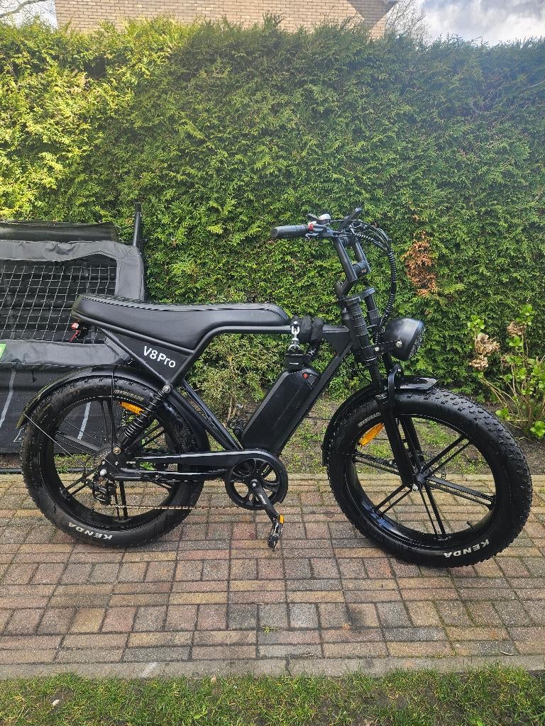 Fatbike v8 pro hoog model, Zo goed als nieuw, 59 cm of meer, 50 km per accu of meer, Ophalen