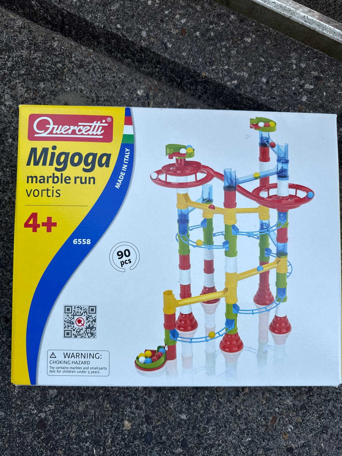 Quercetti Migoga Marble Run VORTIS knikkerbaan 90 stuks, Ophalen of Verzenden, Nieuw, Jongen of Meisje