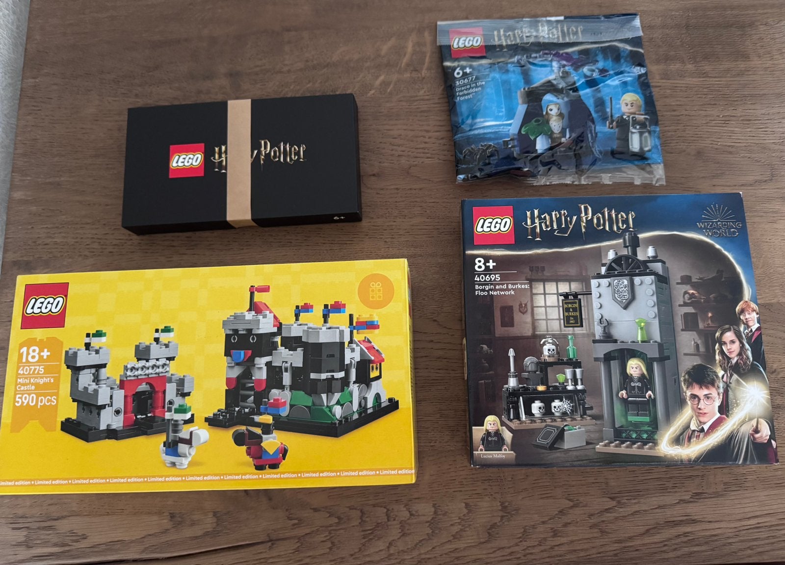 4 Ongeopende Nieuwe Lego Sets. Harry Potter, Limited Edition, Ophalen, Lego, Complete set, Compleet