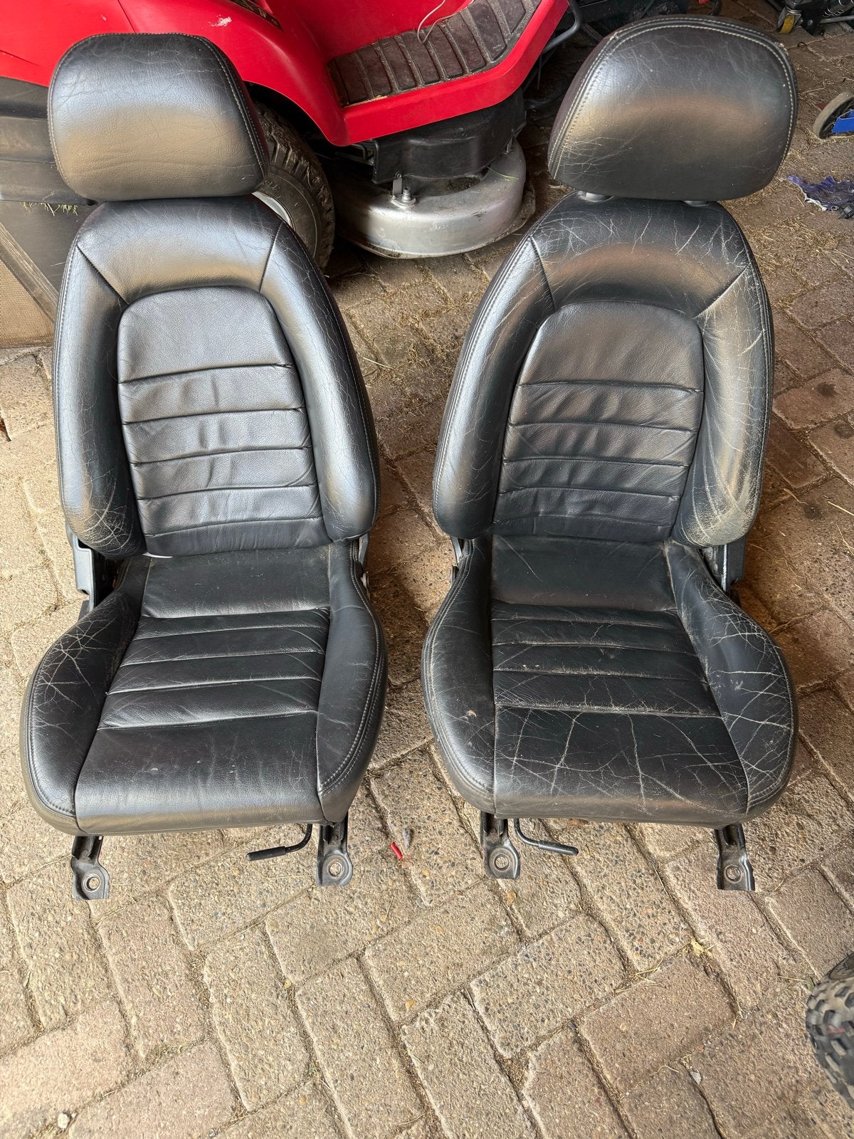 Mazda MX-5 NB1 Leren Stoelen - met sliders, Auto-onderdelen, Ophalen, Gebruikt, Mazda