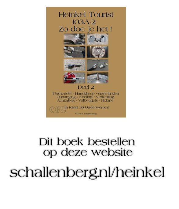 Handboek Heinkel Tourist Werkplaatshandboek Deel 2, Verzenden, Overige merken