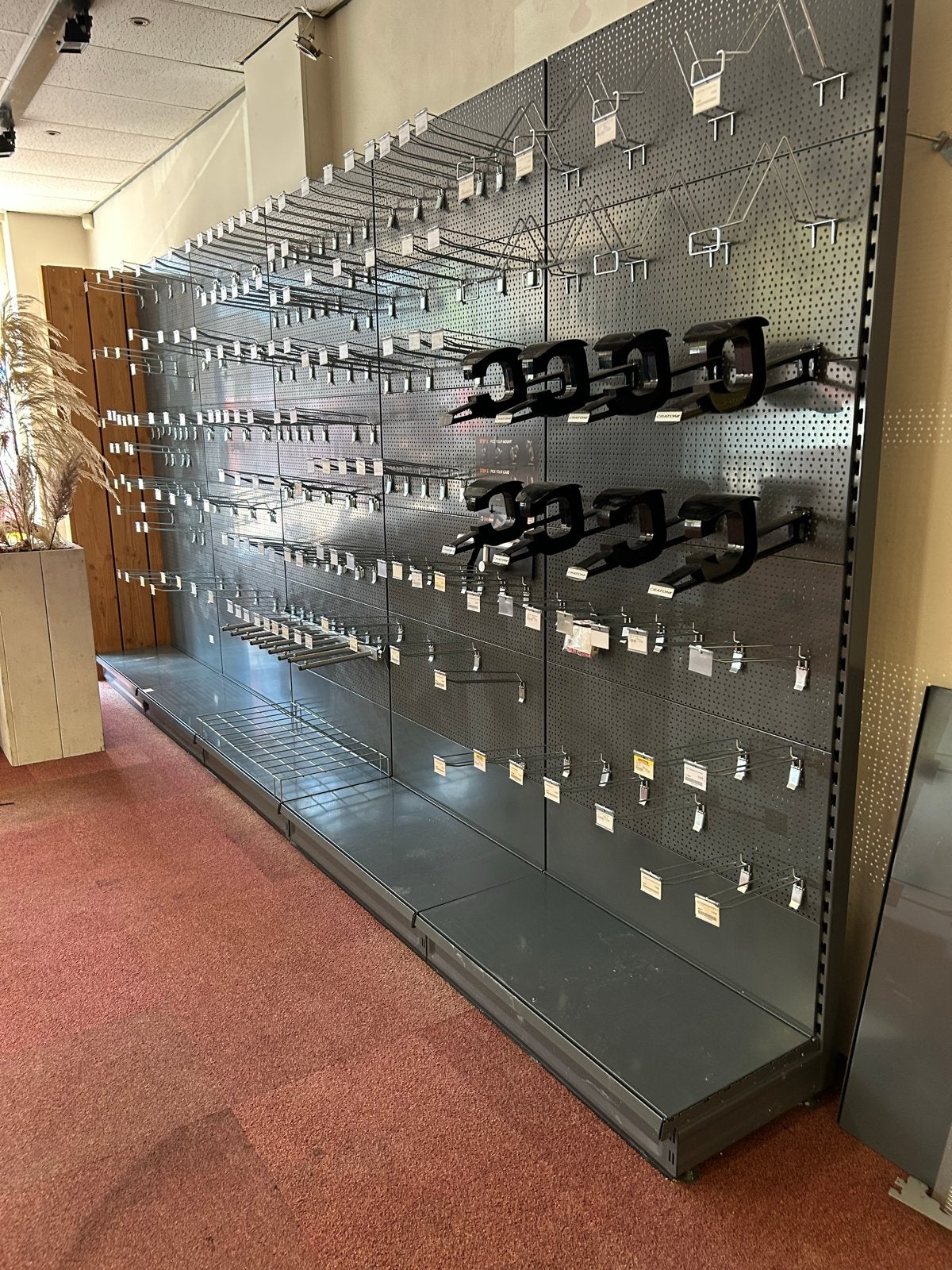 TEGO Winkelstellingen en displayhaken, Ophalen