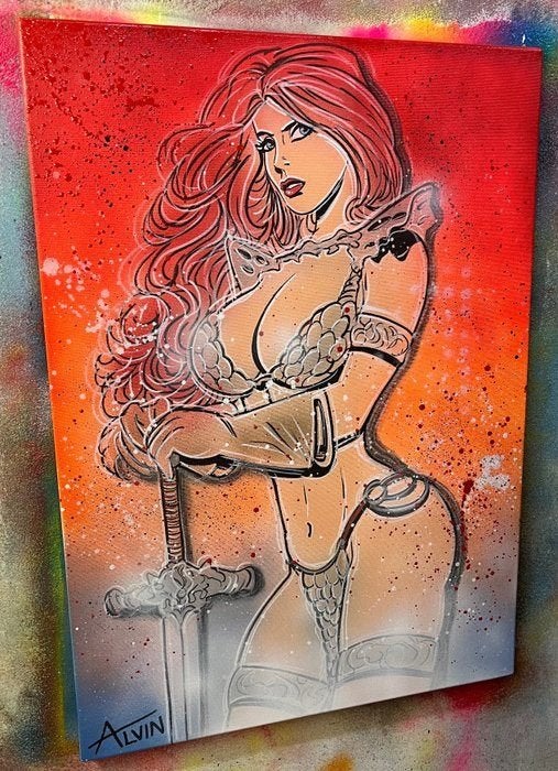 Alvin Silvrants (1979) - Sexy Red Sonja, Ophalen of Verzenden