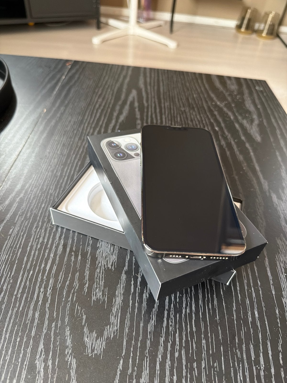 Te koop: iPhone 13 Pro Max 128GB Zwart, Telecommunicatie, Mobiele telefoons | Apple iPhone, Ophalen, Zwart, 77 %, IPhone 13 Pro Max