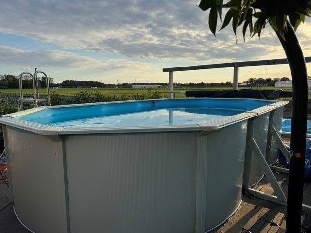 zwembad, Gebruikt, 300 cm of meer, Ovaal, Ophalen