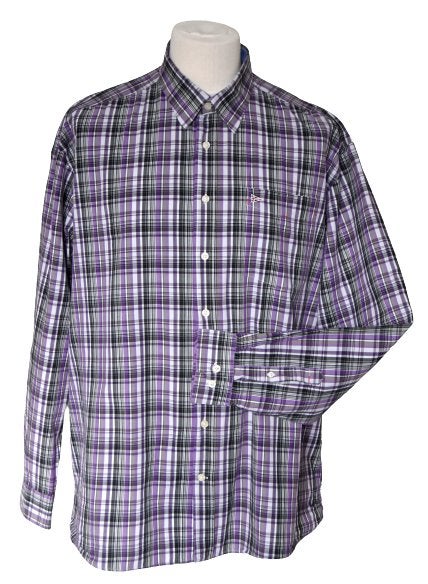 Paul Smith geruit overhemd, paars, Mt. XXL, Paul Smith, Overige kleuren, Verzenden, Zo goed als nieuw