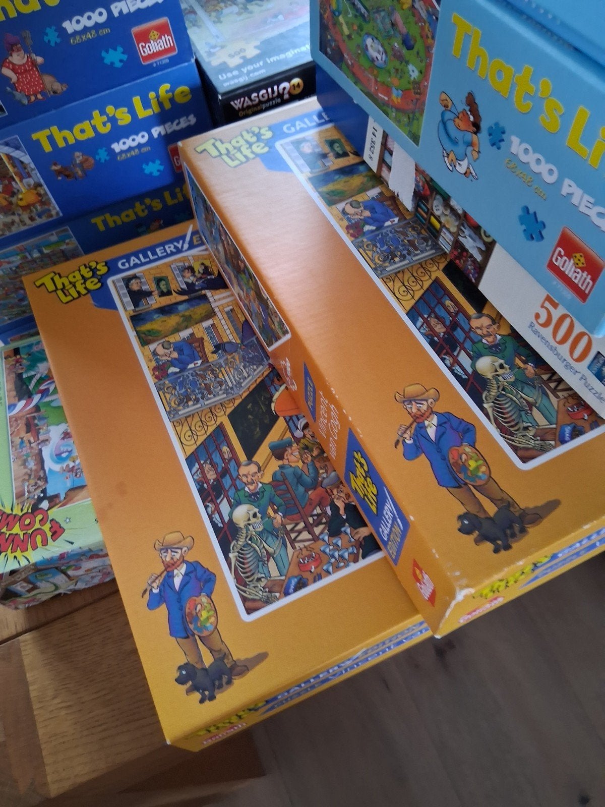 Diverse legpuzzels: Jumbo, Goliath, Ravensburger, King, Ophalen of Verzenden, 500 t/m 1500 stukjes, Gebruikt, Legpuzzel
