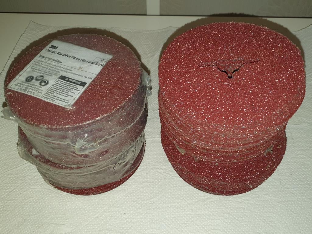 3M Cubitron II Fiberschijven 982C 127 x 22,2 mm Korrel 80, Doe-het-zelf en Verbouw, Gereedschap | Slijpmachines, Ophalen of Verzenden