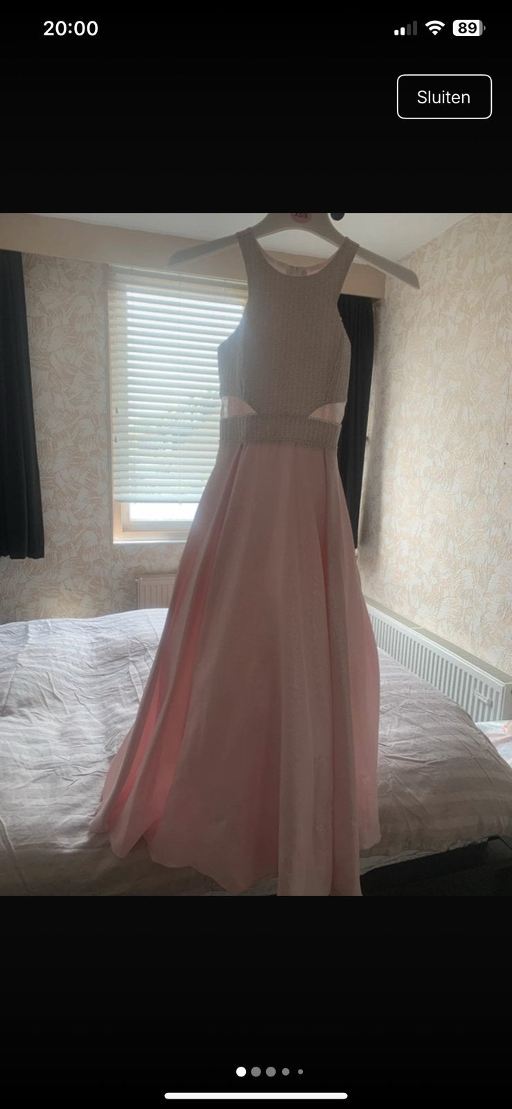 Jurk voor feesten, Kleding | Dames, Jurken, Ophalen, Zo goed als nieuw, Roze, Maat 34 (XS) of kleiner