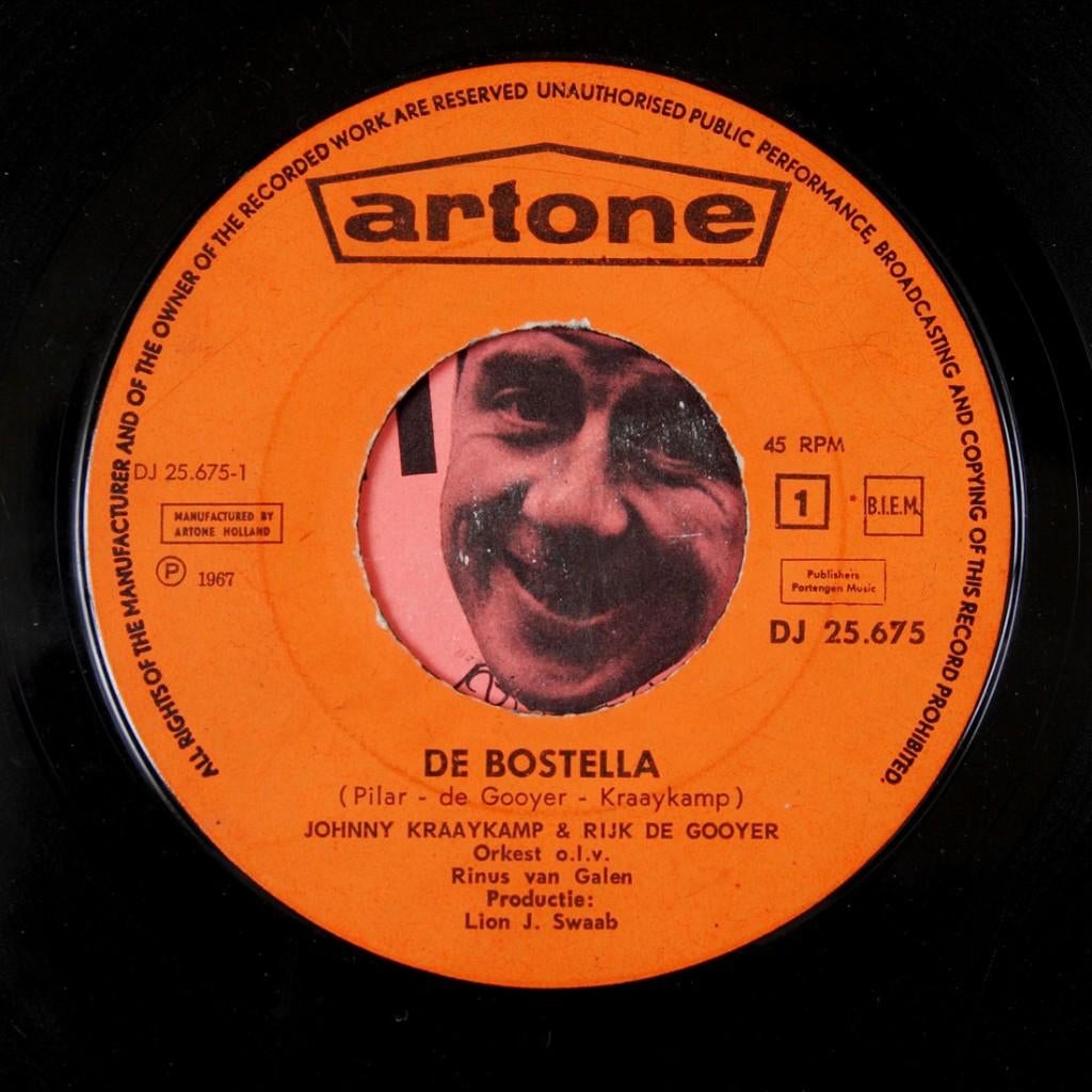 DE BOSTELLA Kraaykamp De Gooyer SCHLAGER HIT 1967, Cd's en Dvd's, Vinyl Singles, Verzenden, Zo goed als nieuw, Nederlandstalig