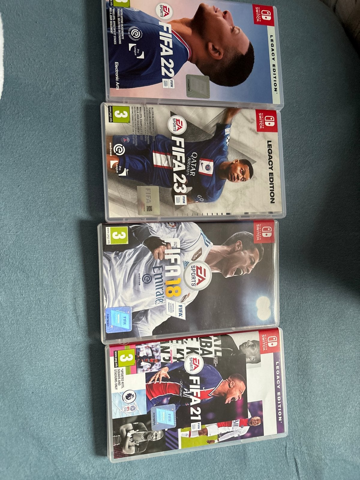 FIFA Games voor Nintendo Switch (FIFA 18, 21, 22, 23), Eén computer, Ophalen of Verzenden, Zo goed als nieuw, Sport