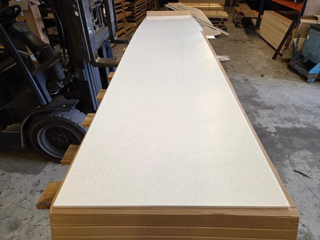 plaat Corian Antarctica - nr: P2, Doe-het-zelf en Verbouw, Platen en Panelen, Ophalen, Zo goed als nieuw, Minder dan 20 mm