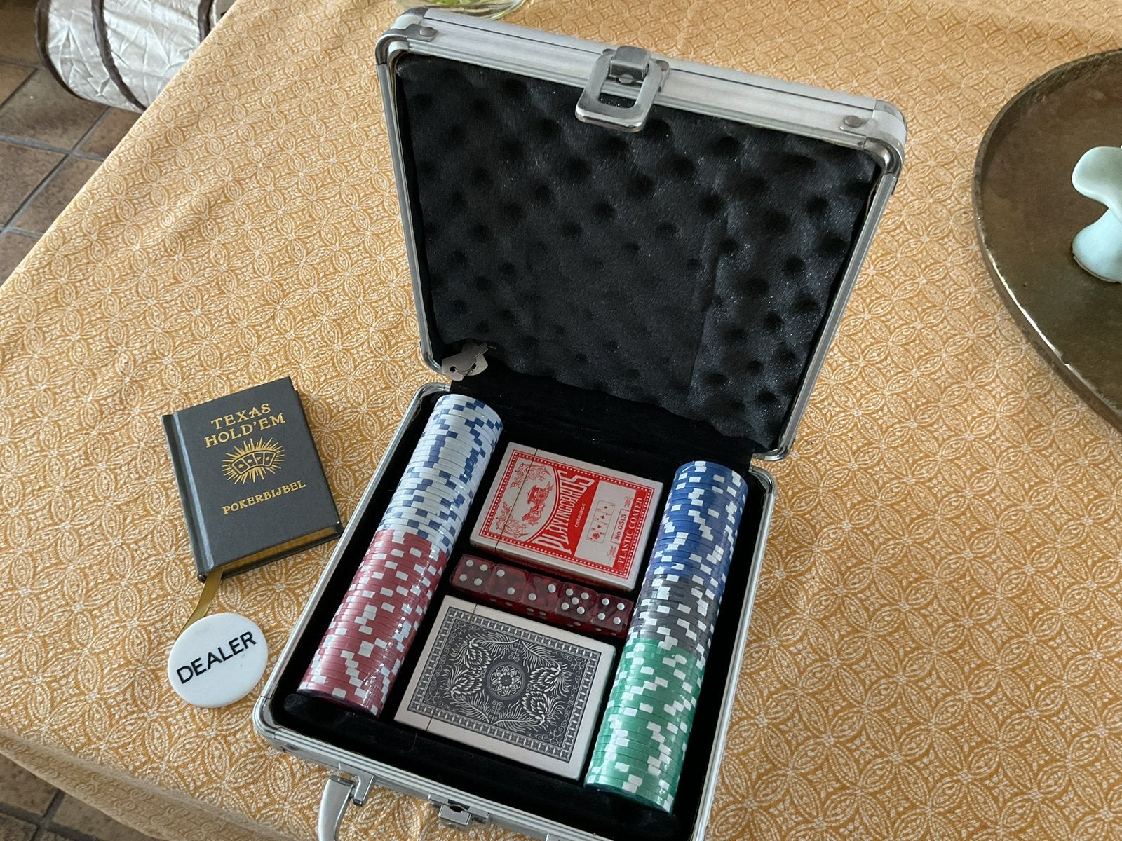 Pokerspel, Ophalen of Verzenden, Zo goed als nieuw
