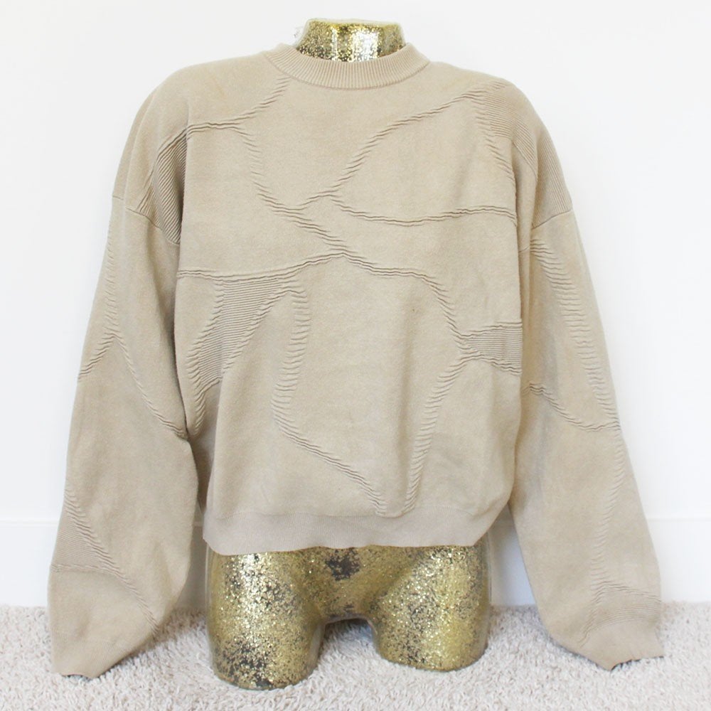 Mooie Nanushka Trui - 102 (L) € 75,-, Beige, Maat 42/44 (L), Ophalen of Verzenden, Zo goed als nieuw