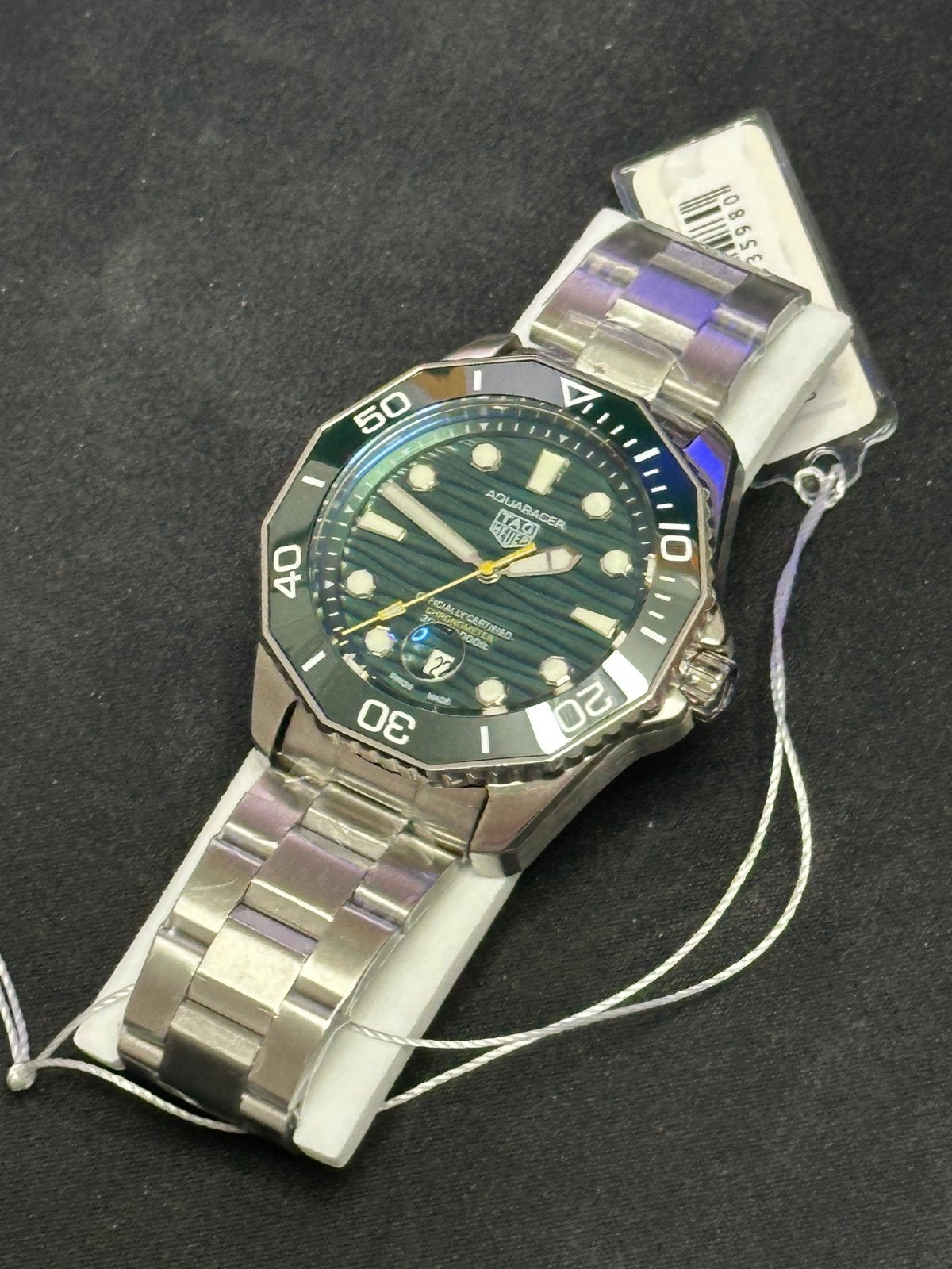Tag Heuer Aquaracer 300m Professional Groen, Staal, Staal, Verzenden, Polshorloge
