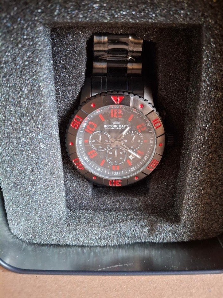 Rotorcraft Horloge RC3301 - Nieuw in doos, Overige merken, Staal, Staal, Polshorloge