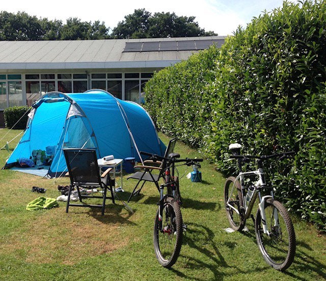 Tent voor 3 personen, Caravans en Kamperen, Ophalen, Gebruikt, Tot en met 3