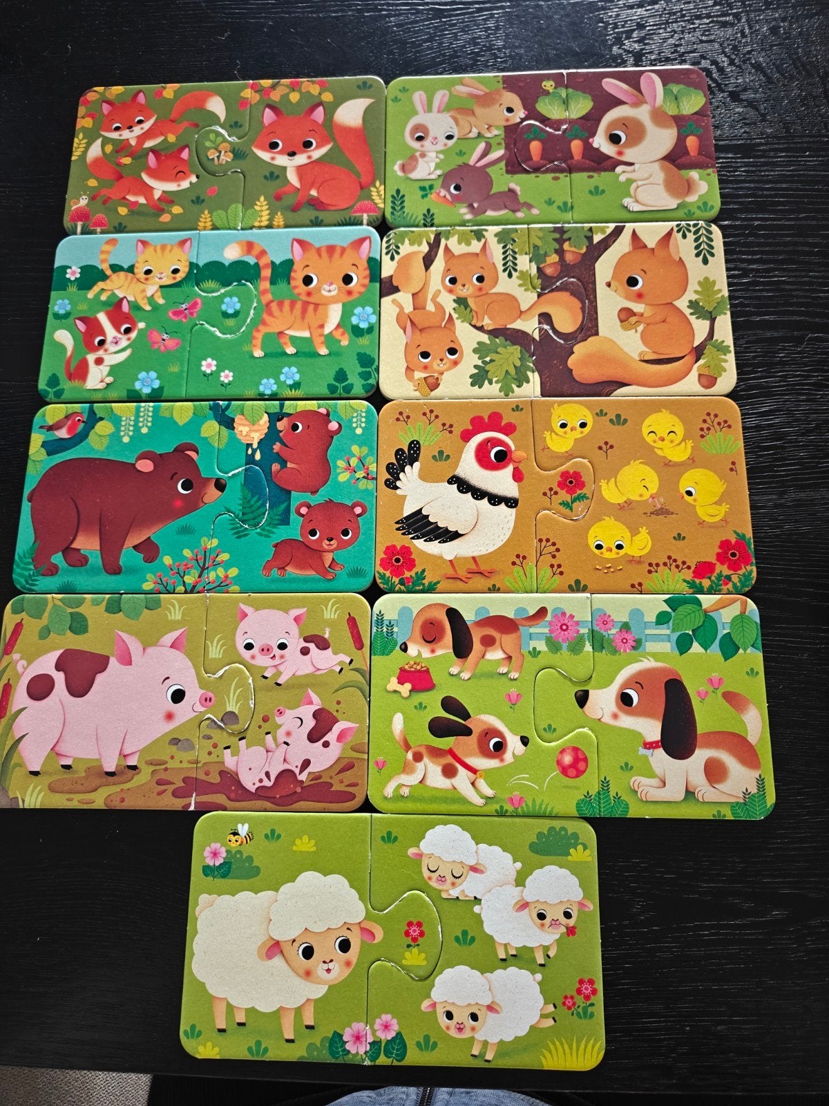 Ravensburger Mijn Eerste Puzzels 2+ (9x2 stukjes), Ophalen of Verzenden, 10 tot 50 stukjes, Gebruikt, 2 tot 4 jaar