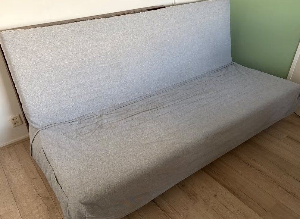 IKEA Bedbank 140x200 cm, Ophalen of Verzenden, Zo goed als nieuw, Tweepersoons, 140 cm