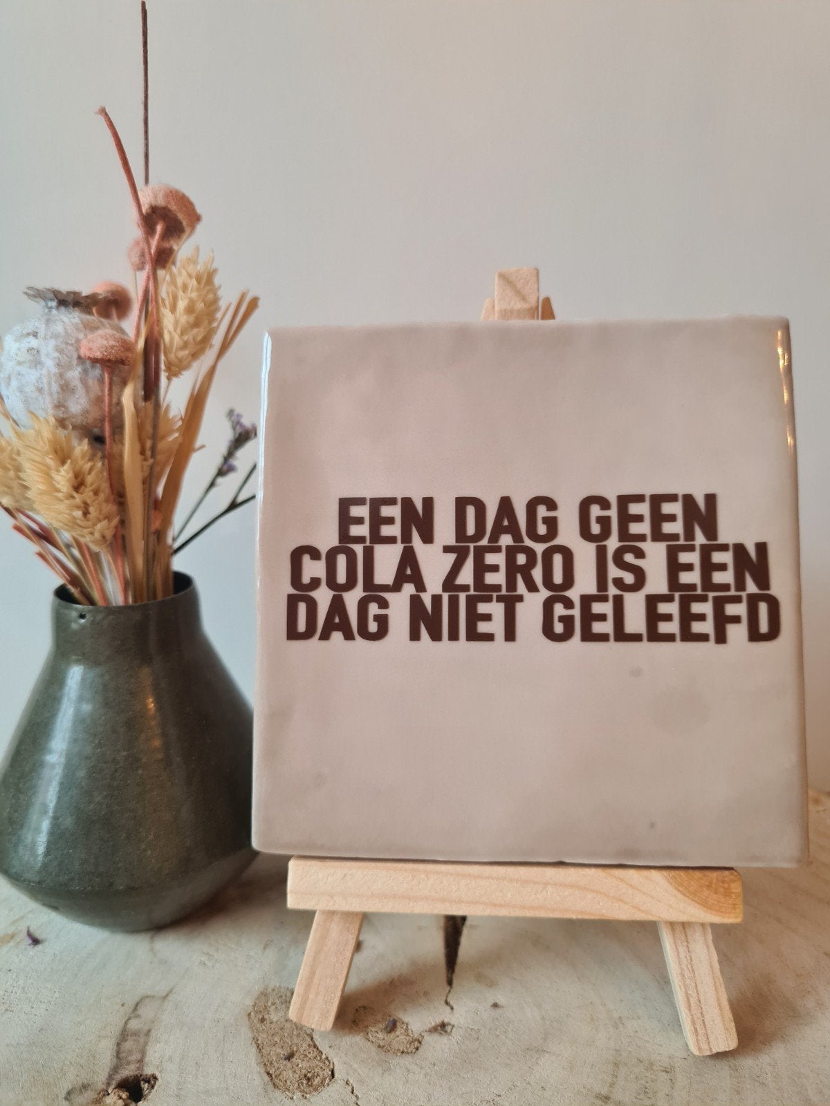Tegeltje cola zero, Ophalen of Verzenden